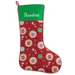 TRANSFORMERS Holiday Cookies Stocking