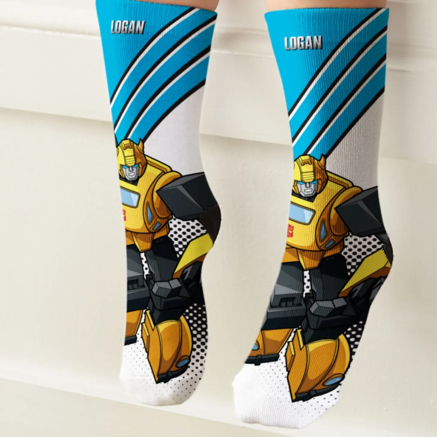TRANSFORMERS Stripes Socks