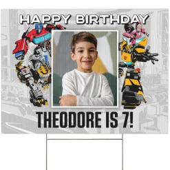 TRANSFORMERS Ultimate Battle Birthday Yard Sign