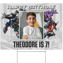 TRANSFORMERS Ultimate Battle Birthday Yard Sign