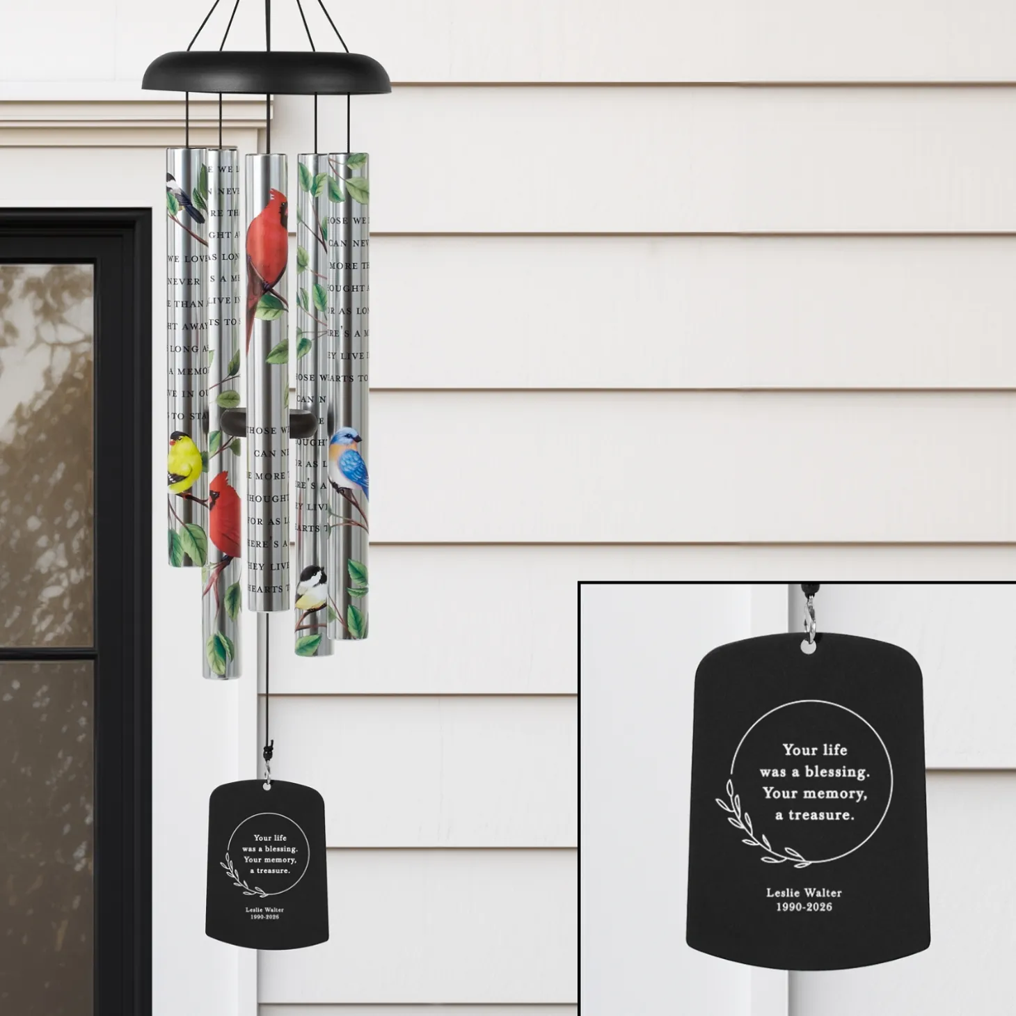 Treasured Memories Memorial Sonnet 36 Inch Wind Chime