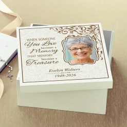 Treasured Memories Sympathy Keepsake Box