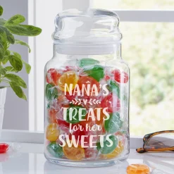 Treats For My Sweets Glass Treat Jar