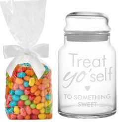 Treat Yo Self Glass Treat Jar