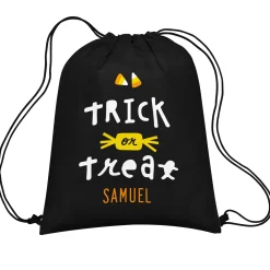 Trick or Treat Candy Drawstring Treat Bag