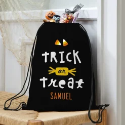 Trick or Treat Candy Drawstring Treat Bag