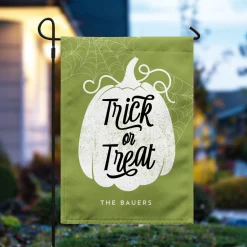 Trick or Treat Pumpkin Garden Flag