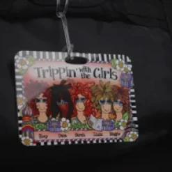 Trippin' with the Girls Luggage Tag by Suzy Toronto