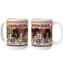 Trippin' with the Girls Mug by Suzy Toronto