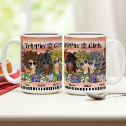Trippin' with the Girls Mug by Suzy Toronto