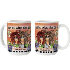 Trippin' with the Girls Mug by Suzy Toronto