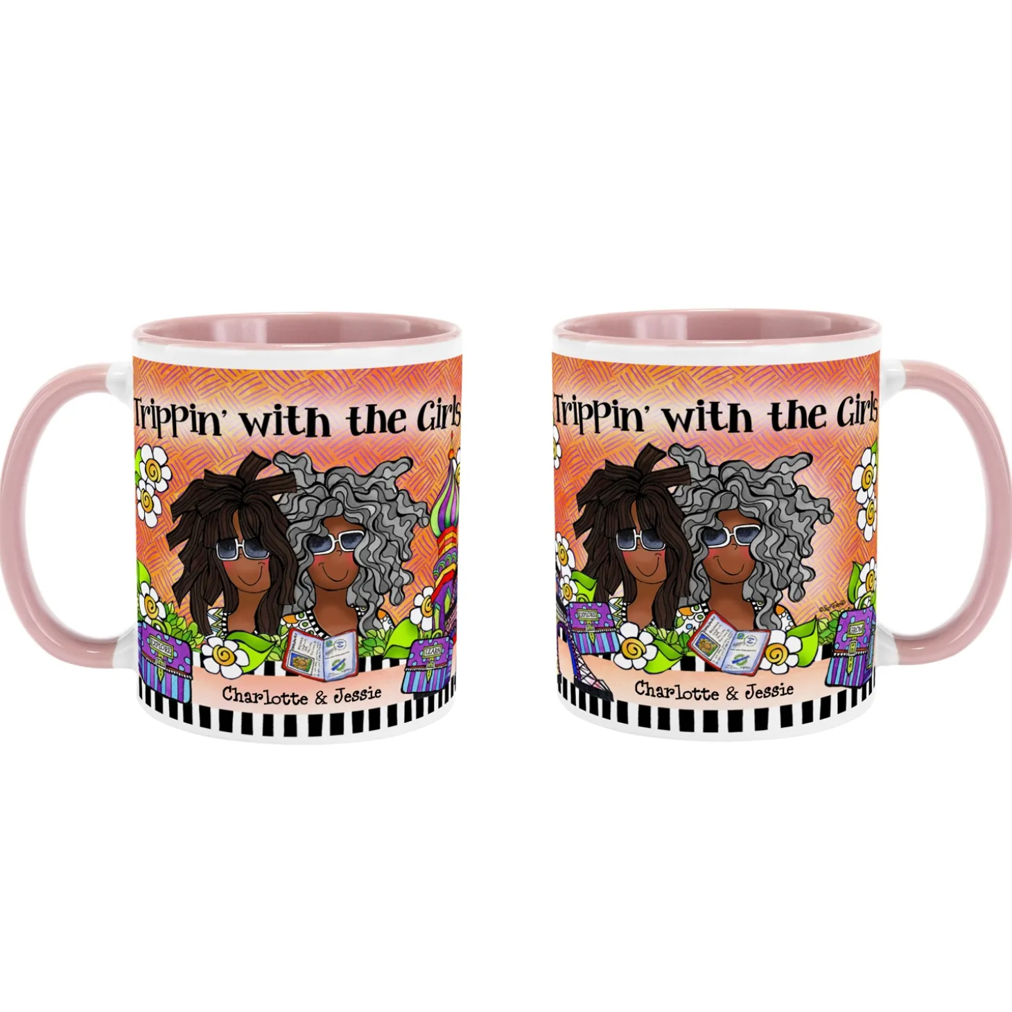 Trippin' with the Girls Mug by Suzy Toronto