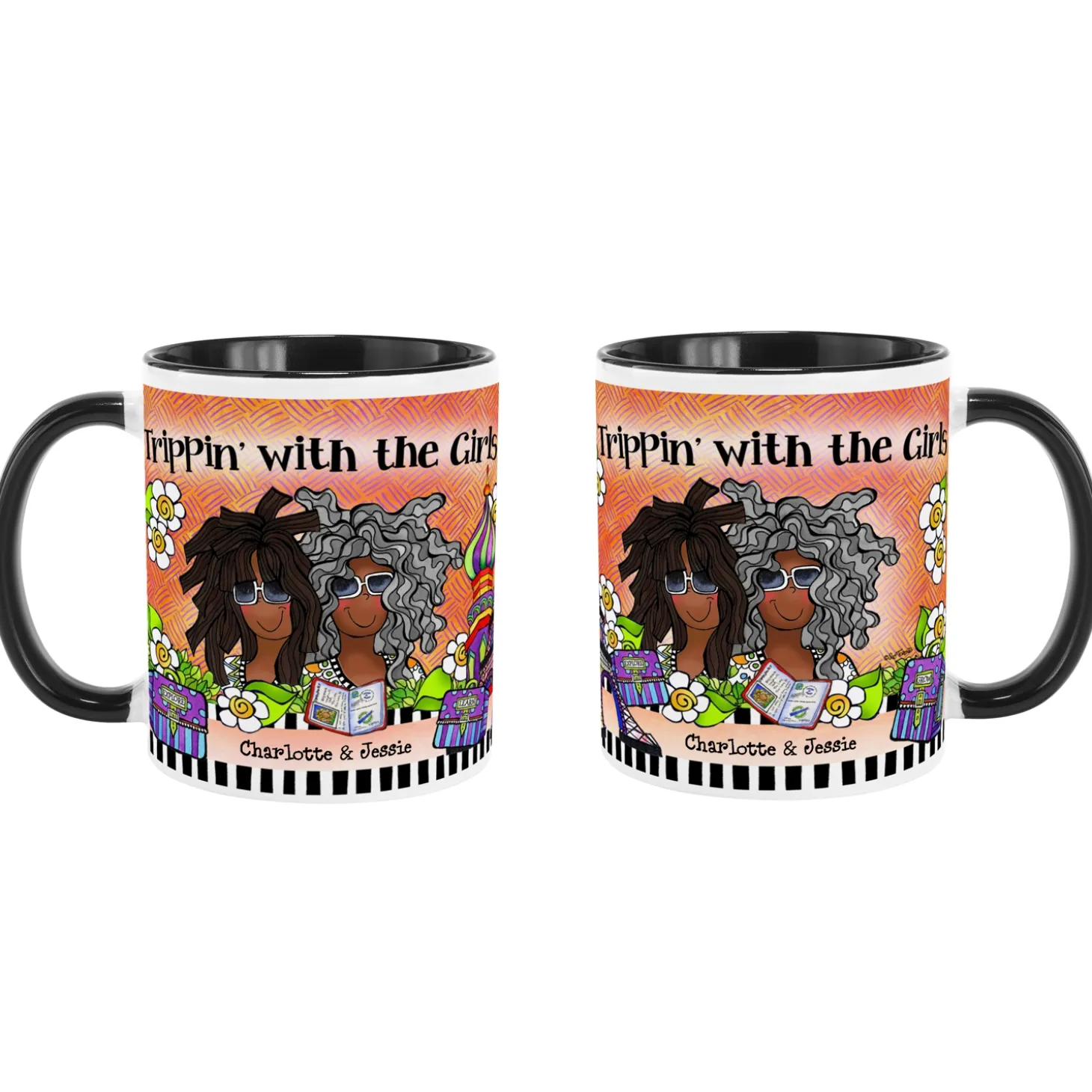 Trippin' with the Girls Mug by Suzy Toronto