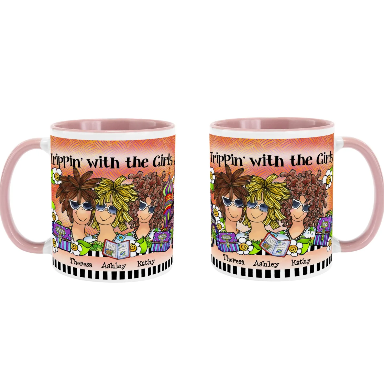 Trippin' with the Girls Mug by Suzy Toronto