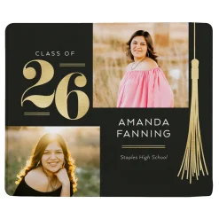 Triumphant Tassel Graduation Photo Blanket