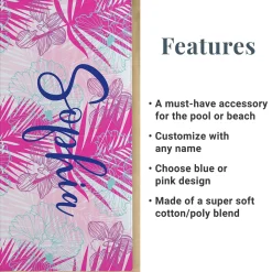 Tropical Palm Beach Towel
