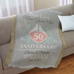 True Love Anniversary Throw