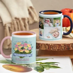 Tulip Bouquet Photo Mug