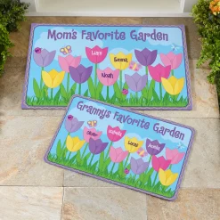 Tulip Garden Doormat