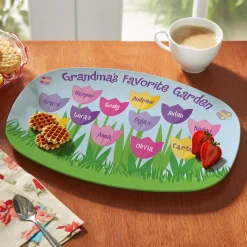 Tulip Garden Platter