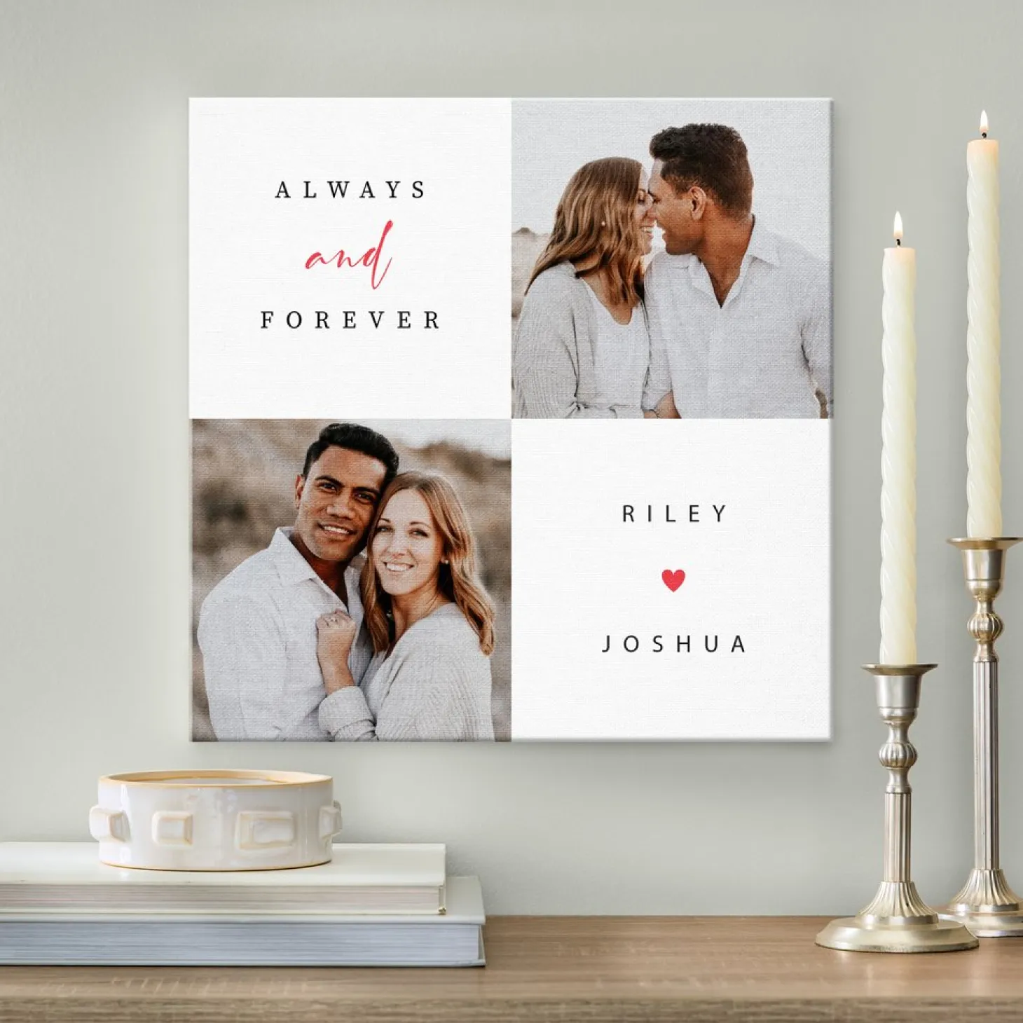 TwinkleBright® LED Always and Forever Canvas