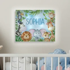 TwinkleBright® LED Animal Parade Canvas