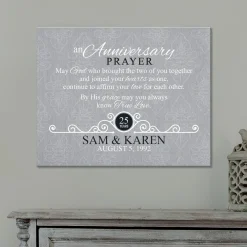 TwinkleBright® LED Anniversary Prayer Canvas