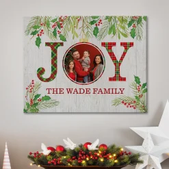 TwinkleBright™ LED Christmas Joy Photo Canvas