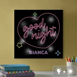 TwinkleBright® LED Good Night Neon Sign Canvas