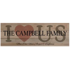 TwinkleBright® LED I Love Us Canvas