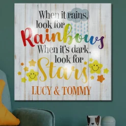 TwinkleBright® LED Look For Rainbows Canvas