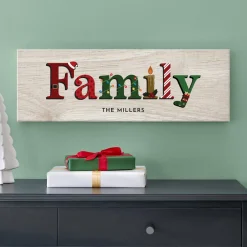 TwinkleBright® LED Ornate Letters Canvas