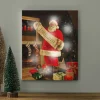 TwinkleBright® LED Santa’s List Canvas