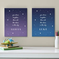 TwinkleBright® LED Shine Brighter Canvas