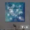 TwinkleBright® LED Shoot For The Moon Canvas