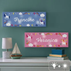 TwinkleBright® LED Unicorn Canvas