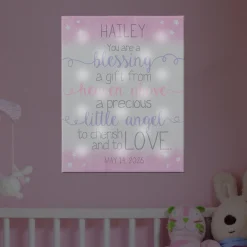 TwinkleBright® LED We Are So Blessed Canvas