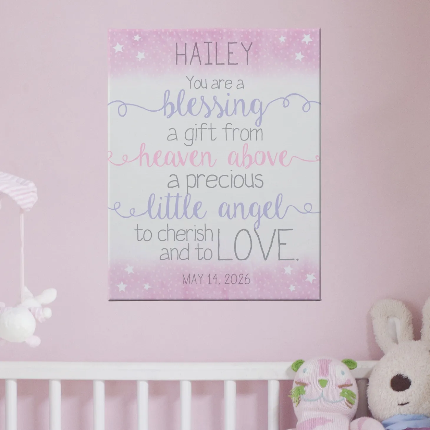 TwinkleBright® LED We Are So Blessed Canvas