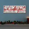 Twinklebright® LED-Wonderful Time of the Year Canvas