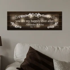 TwinkleBright® LED You Are My Happily Ever After Canvas
