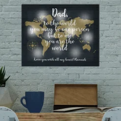 TwinkleBright® LED You Mean The World Canvas