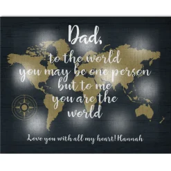 TwinkleBright® LED You Mean The World Canvas