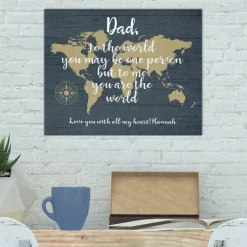 TwinkleBright® LED You Mean The World Canvas