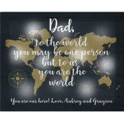 TwinkleBright® LED You Mean The World Canvas