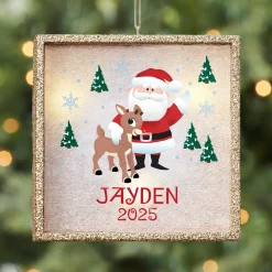 TwinkleBright® Rudolph® & Friends Scenic LED Ornament