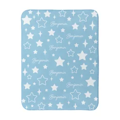 Twinkle Stars Sherpa Baby Blanket