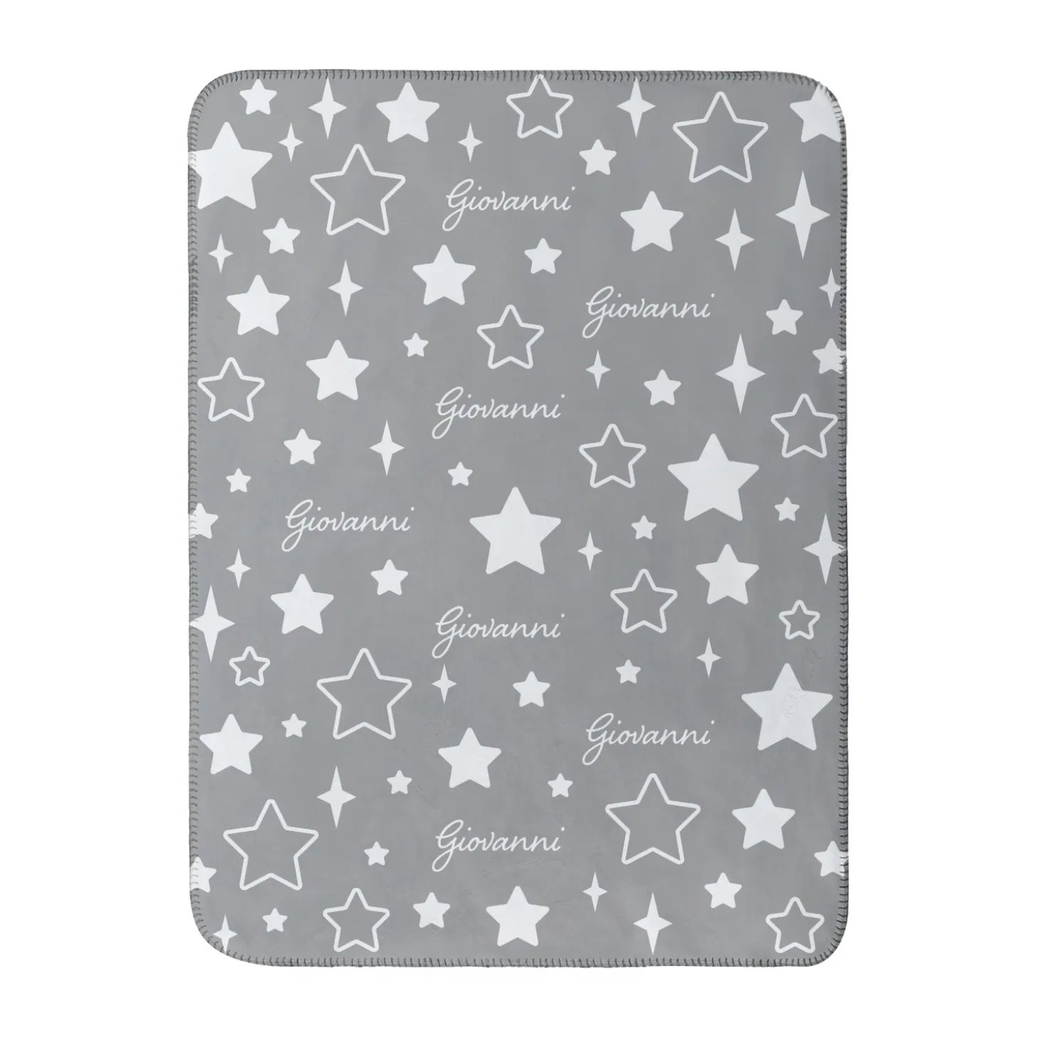 Twinkle Stars Sherpa Baby Blanket