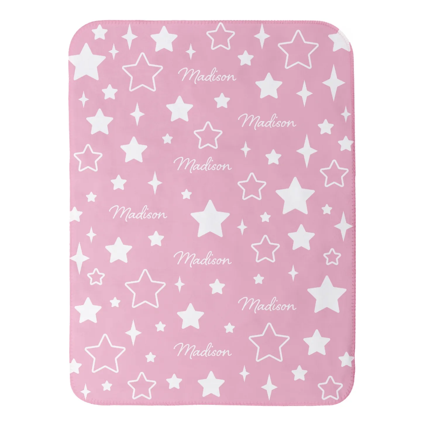 Twinkle Stars Sherpa Baby Blanket