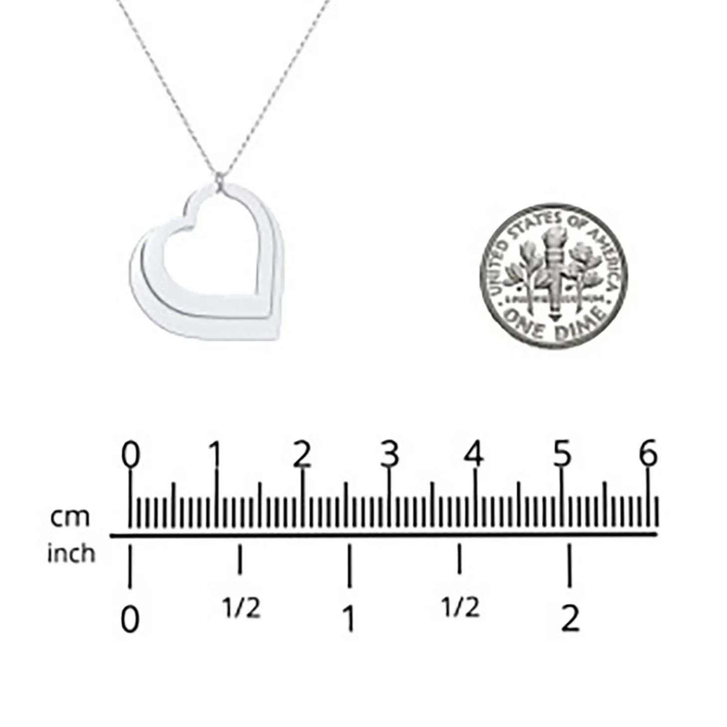 Two Hearts As One Name Necklace