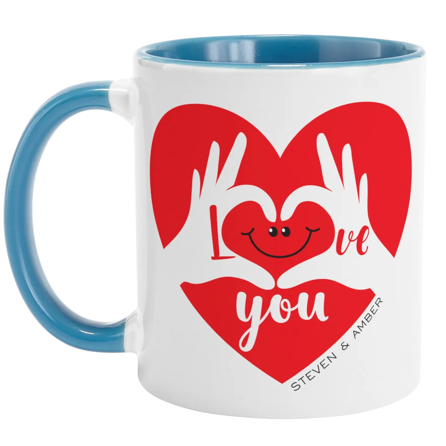 Two Hearts One Love Mug